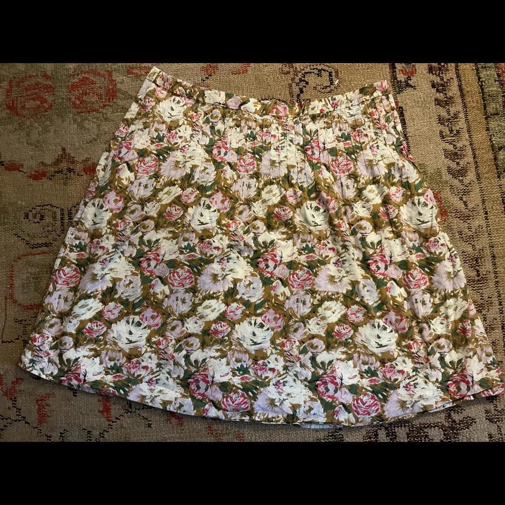 Attention Floral Cotton Skirt Size 16